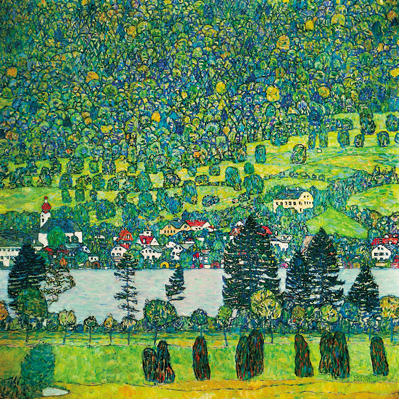 구스타프 클림트 - Slope in a Forest on Attersee Lake