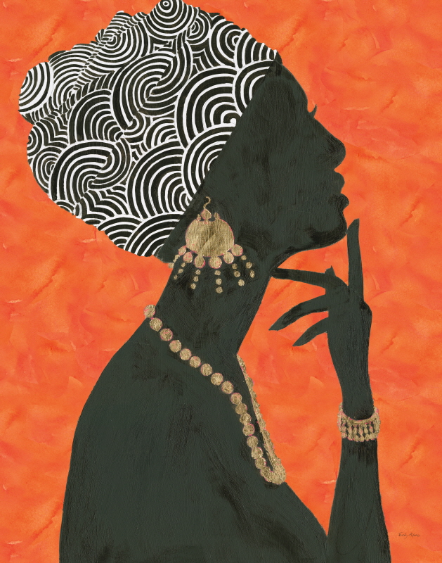 에밀리 아담스 - Graceful Majesty I Orange