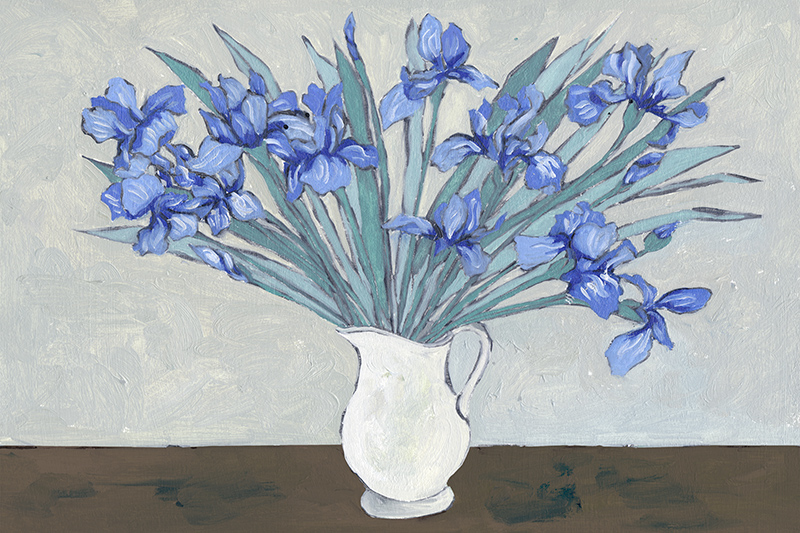 멜리사 왕 - Van Gogh Irises I