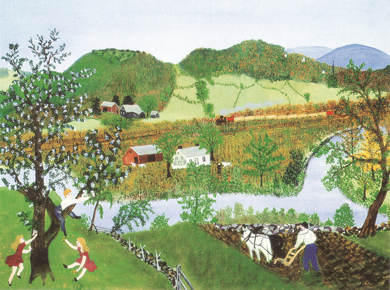 그랜마 모지스 - 후식 강, 여름