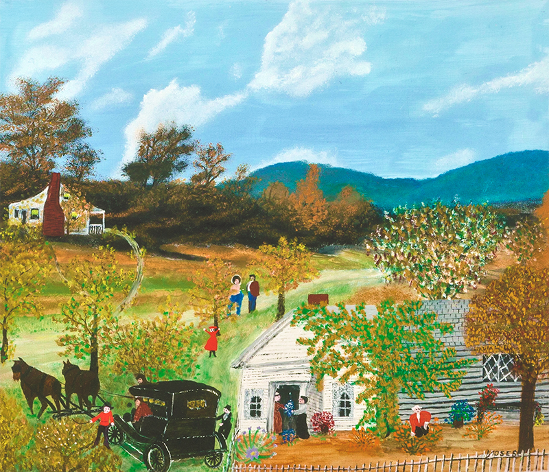 그랜마 모지스 - The Old Carriage