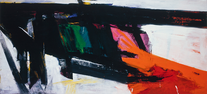 프란츠 클라인 - Orange And Black Wall