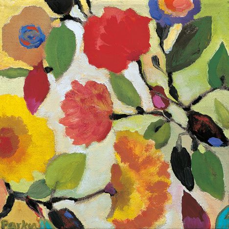 킴 파커 - Floral Tile III