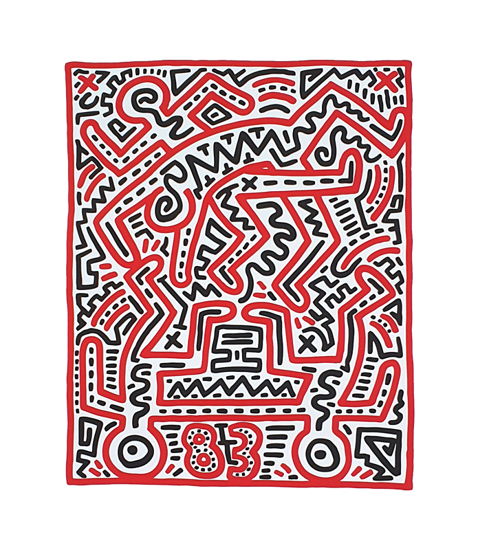 키스해링 - Fun Gallery Exhibition 1983