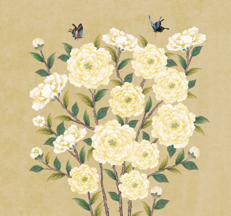 이숙자 - 꽃가지 네츄럴 단노랑