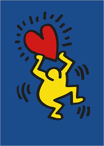 키스해링 - Untitled 1987