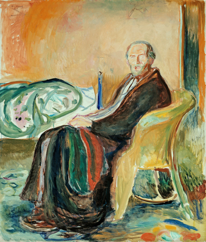 에드바르트 뭉크 - Self-Portrait after Spanish Flu, 1919