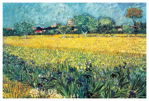 빈센트 반 고흐 - View Of Arles With Irises