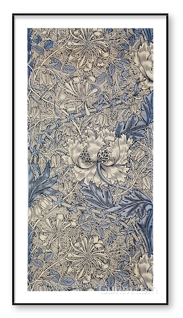 윌리엄 모리스 - Honeysuckle furnishing fabric, 1876