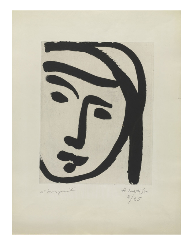 앙리 마티스 - Bedouin Woman with Large Face