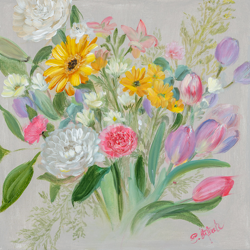 산드라 이아프레이트 - Floral Burst I