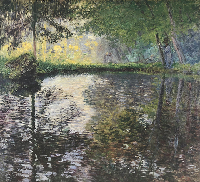 클로드 모네 - The Pond in Montgeron, 1876-77