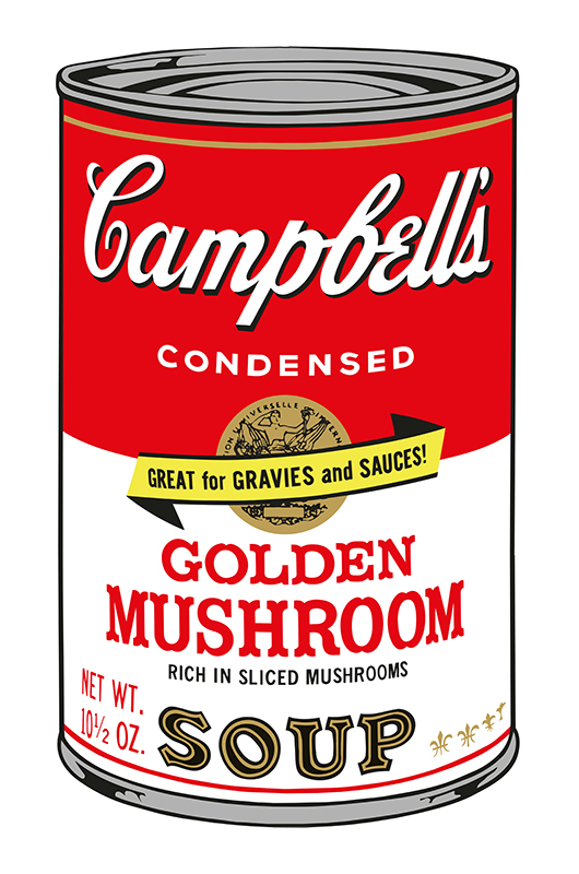 앤디 워홀 - Campbell 'S Soup Ⅱ_Golden Mushroom