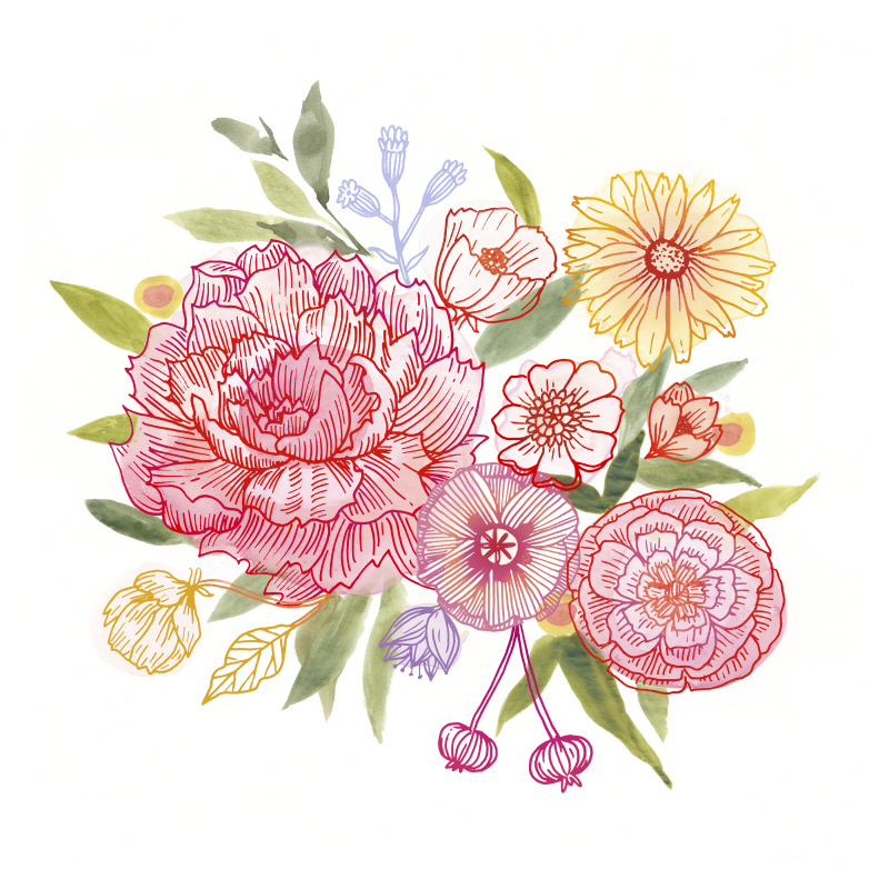 빅토리아 보르헤스 - Pink Petals II