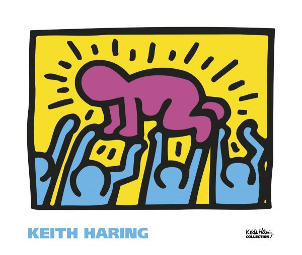 키스해링 - Untitled, 1989 (baby)