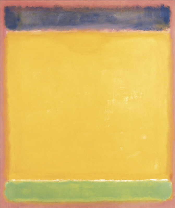 마크 로스코 - Untitled (Blue, Yellow, Green on Red), 1954
