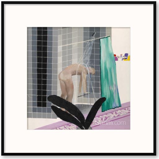 데이비드 호크니 - Man in Shower in Beverly Hills, 1964