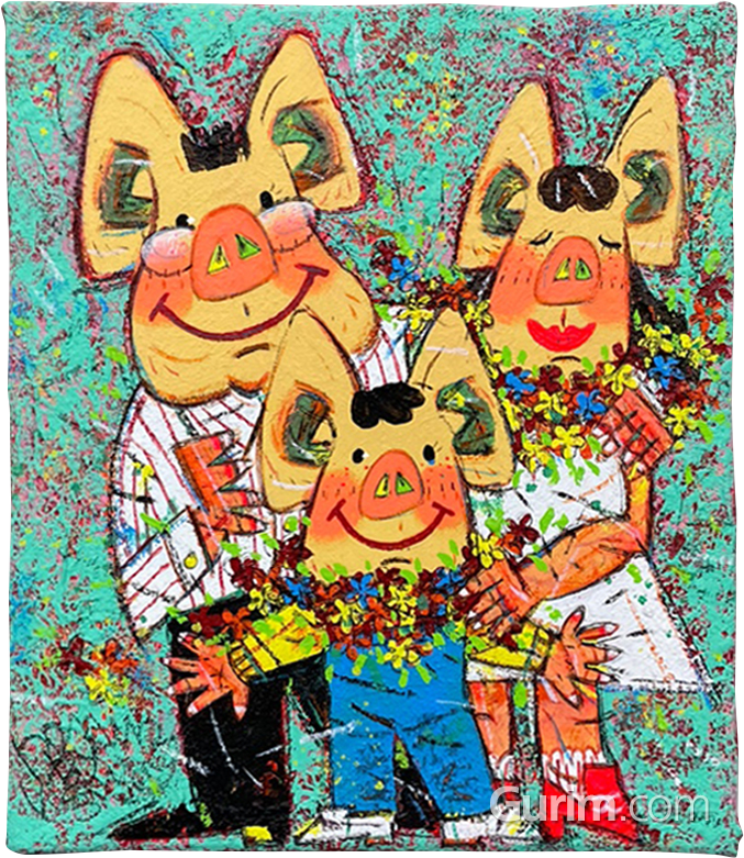 한상윤 - Happy pig Family