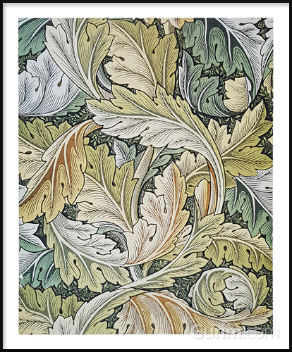 윌리엄 모리스 - Acanthus wallpaper, 1875