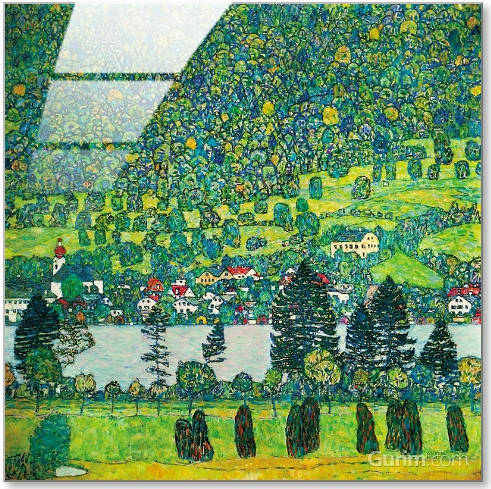 구스타프 클림트 - Slope in a Forest on Attersee-Lake