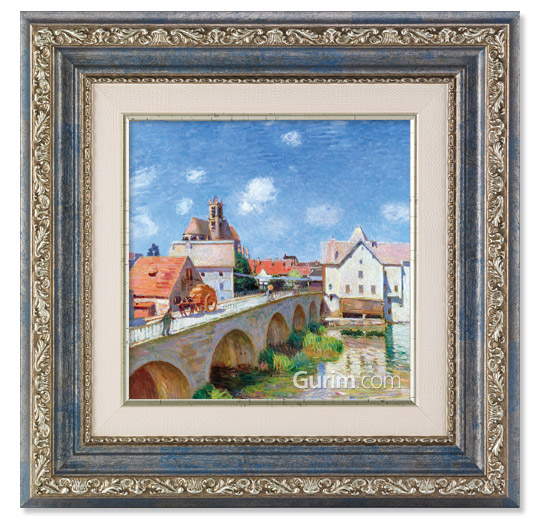 알프레드 시슬리 - The Bridge at Moret