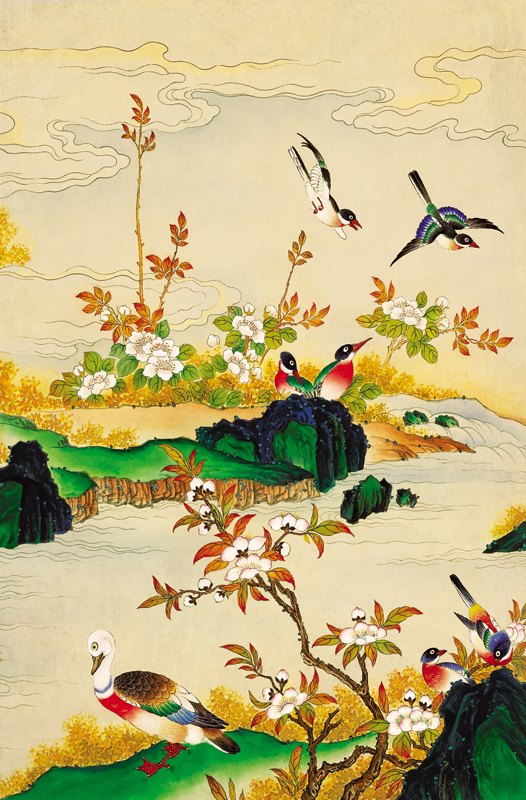 민화가인 - 화조도일지병 2