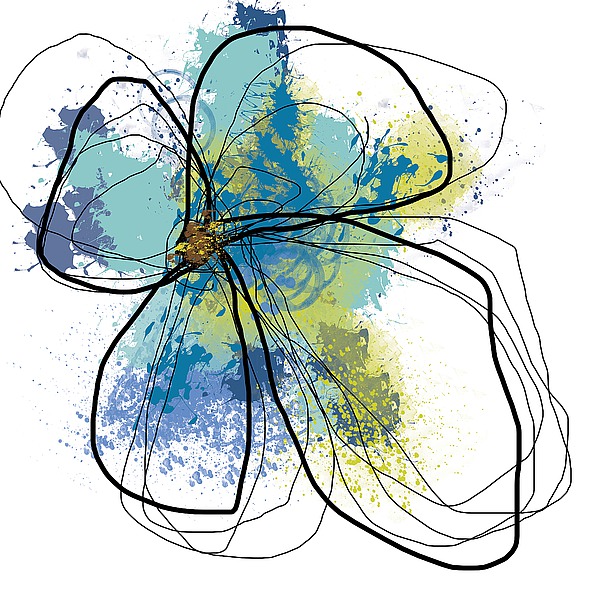 월 와이즈 - Azure Petals I