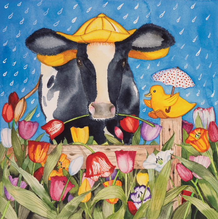 캐스린 파 멕케나 - Spring Cow Square