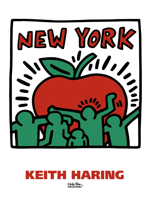 키스해링 - Untitled, 1989