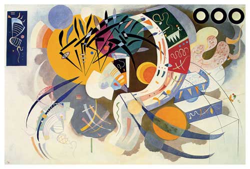 바실리 칸딘스키 - Courbe Dominante, 1936