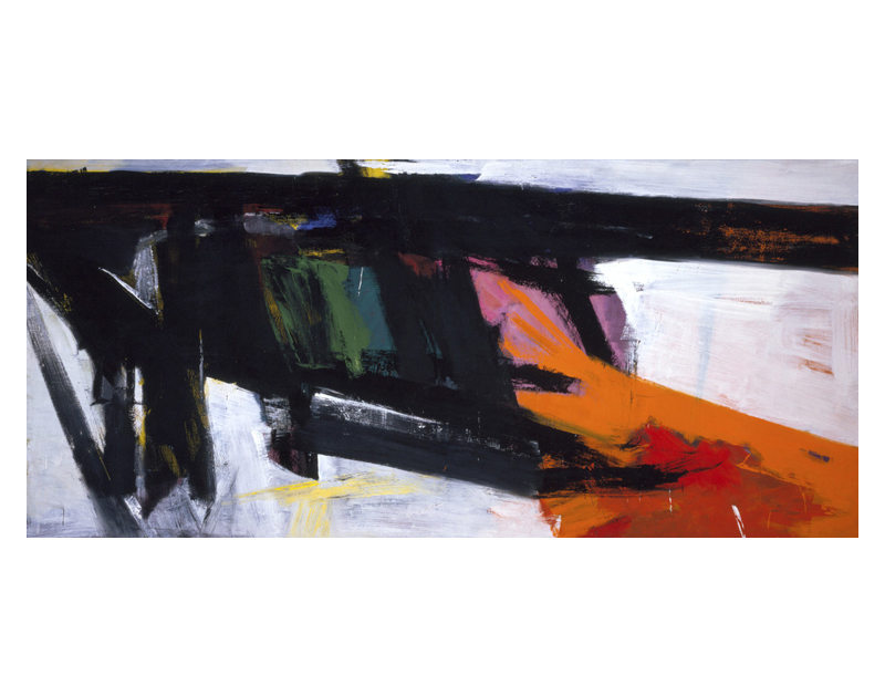 프란츠 클라인 - Orange and Black Wall