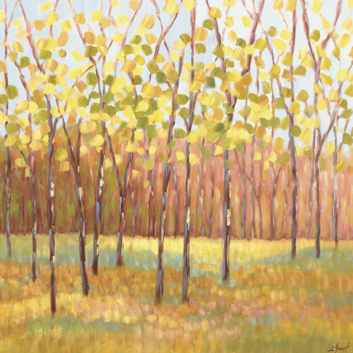 리비 스마트 - Yellow and Green Trees (center)