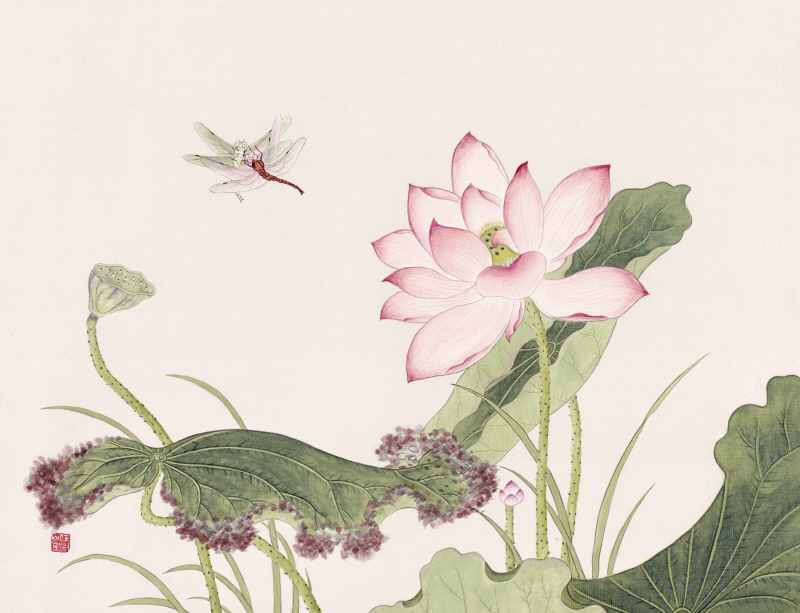 최임숙 - 김홍도 (하화청정)