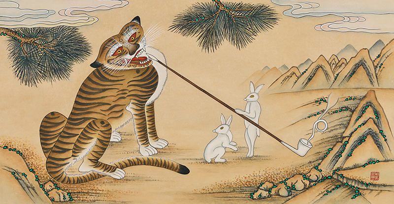 박정은 - 담배피는 호랑이