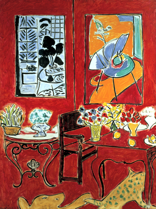 앙리 마티스 - Grand intérieur rouge, 1948
