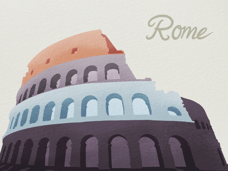 마르코 프라임 - Colorful Rome I