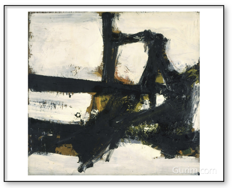 프란츠 클라인 - Orange Outline