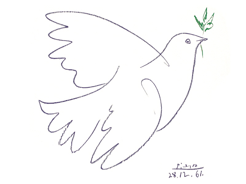 파블로 피카소 - Colombe Bleue