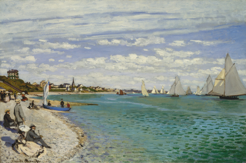 클로드 모네 - Regatta at Sainte-Adresse