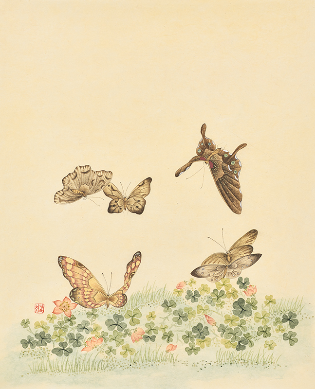 최임숙 - 남계우_화접도