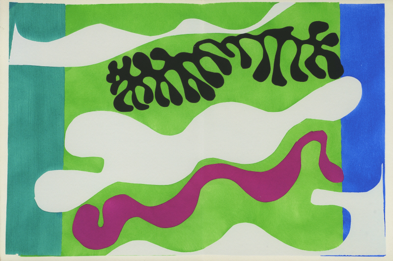 앙리 마티스 - The Lagoon Plate XVIII from the Illustrated Book Jazz 1947