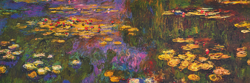 클로드 모네 - Water Lilies with Reflections