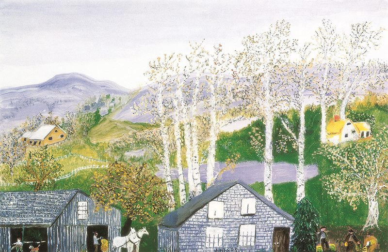 그랜마 모지스 - 자작나무