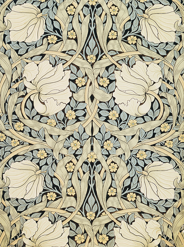 윌리엄 모리스 - Pimpernel Wallpaper, 1876