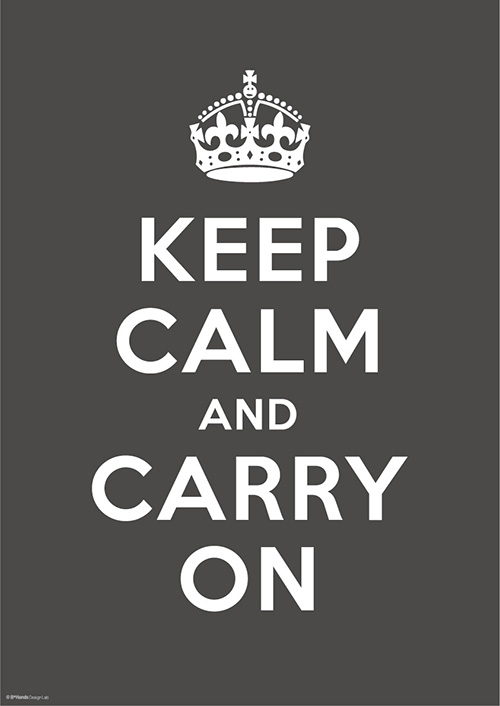 비핸즈 아트 - KEEP CALM AND CARRY ON 3