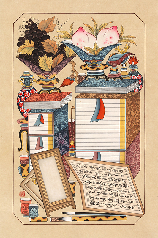 박정은 - 책거리 Ⅱ