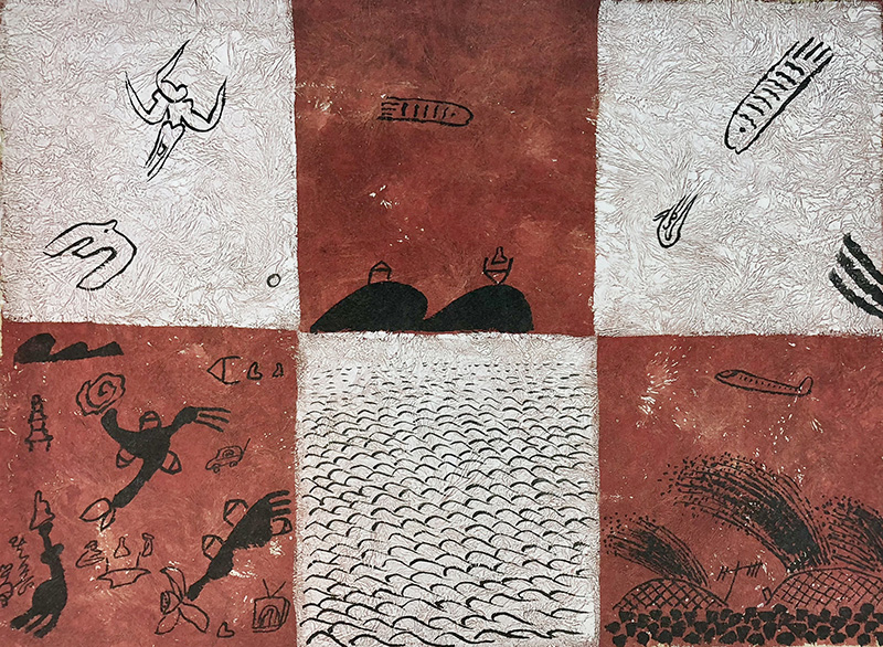 이왈종 - 생활속에서, 중도의 세계