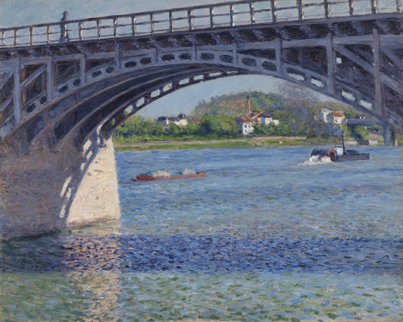 구스타브 카유보트 - G. Caillebotte Le pont d'Argenteuil