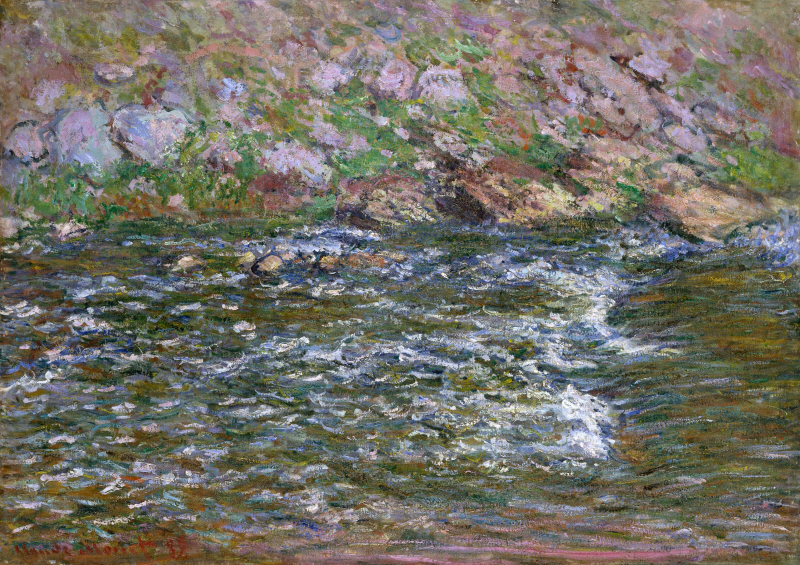 클로드 모네 - Rapids on the Petite Creuse at Fresselines