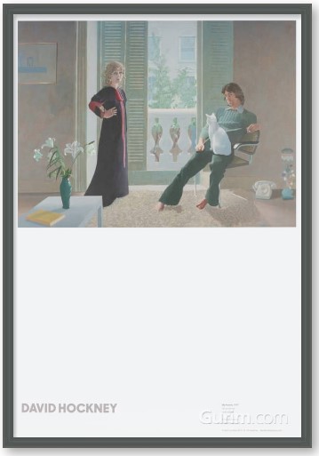 데이비드 호크니 - Mr and Mrs Clark and Percy, 1970-1 (클락 부부와 퍼시)